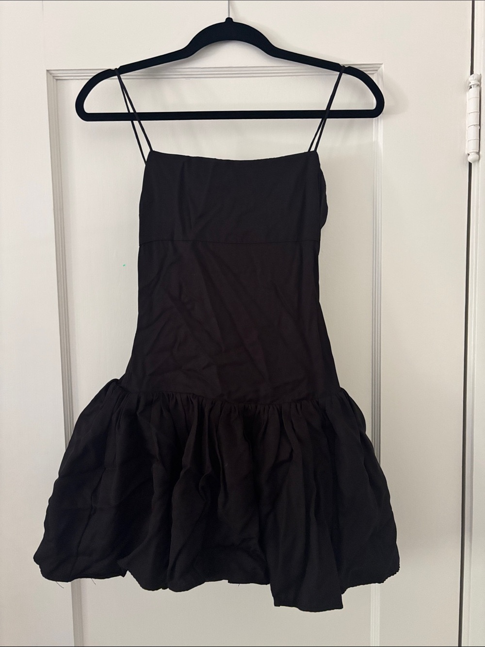 NBD Black Spaghetti-Strap Mini Dress